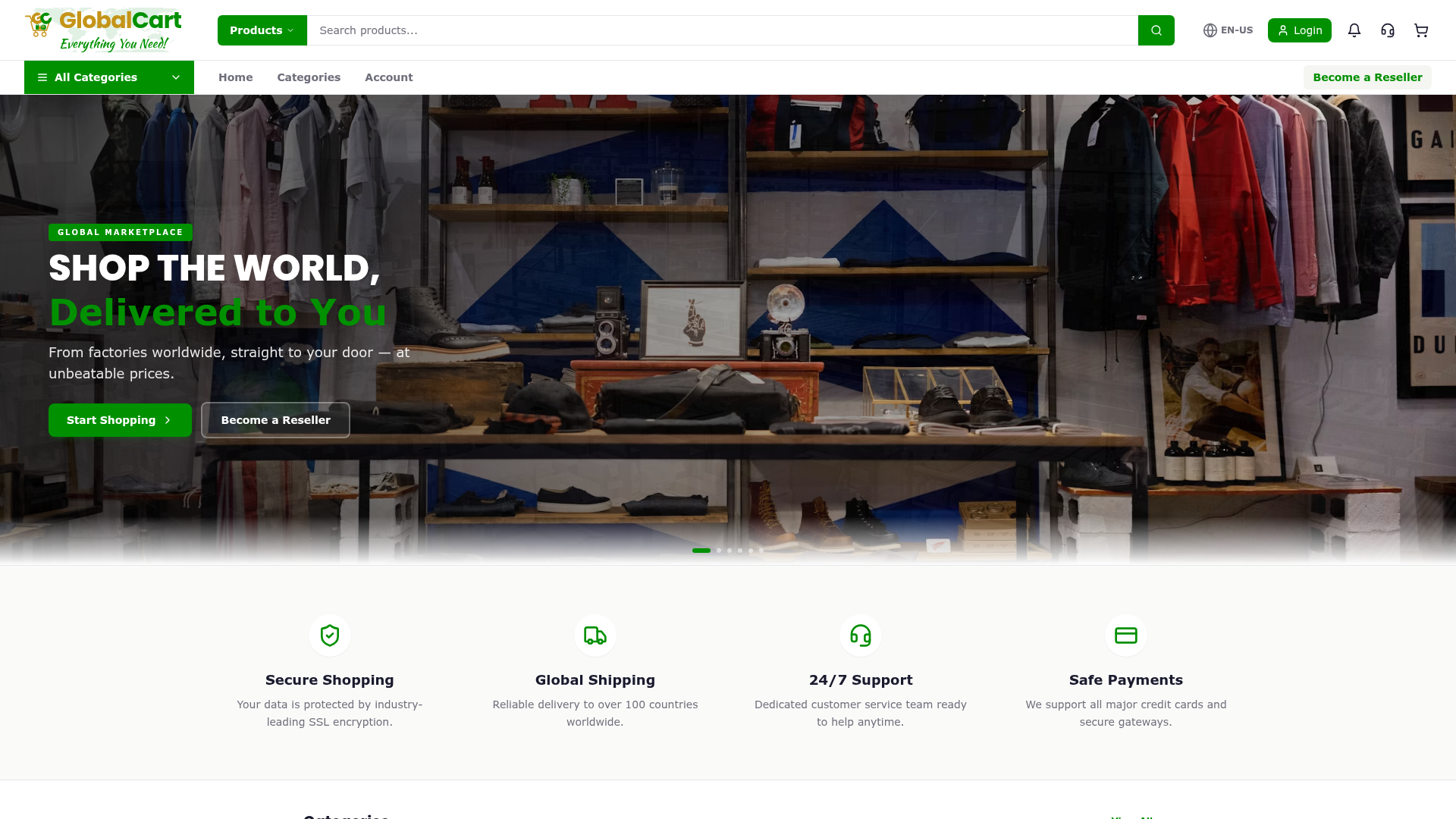 GlobalCart Online Shop